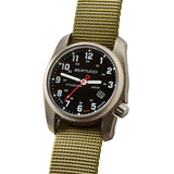 Bertucci A-2TS SOLAR CLASSIC BLACK 40mm Titanium Field Watch Model: 12801