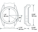 Bertucci A-4T AERO PILOT 44mm TITANUIM Watch, Model: 13401