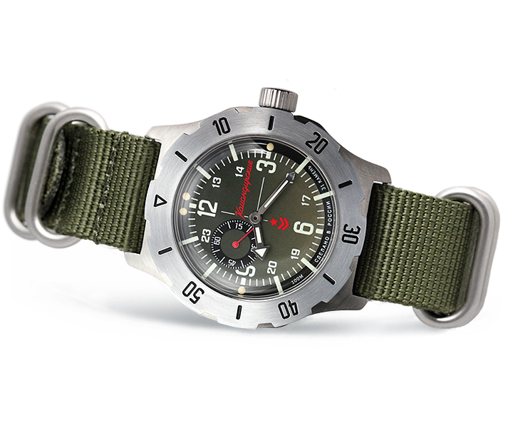 Vostok Komandirskie Automatic 42mm Watch K 35 Model 350501