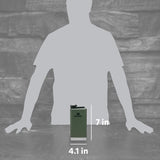 Stanley Stainless Steel Shot Glass and Flask Gift Set - Hammertone Green