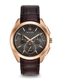 BULOVA Curv Chronograph in Rose Gold-Tone Model: 97A124