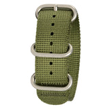 BERTUCCI Heavy-Duty Nylon Webbing Band, 22mm Forest Green