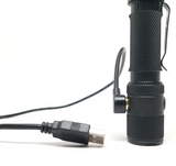 PowerTac M5 Tactical - 1300 Lumen Magnetic Rechargeable LED Flashlight
