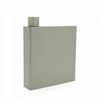 Titanium Matte Silver 6oz Hip Flask