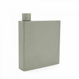 Titanium Matte Silver 6oz Hip Flask