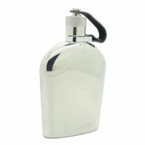 Traditional German 5oz Hip Flask with Genuine Leather Strap