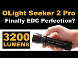 Olight Seeker 3 Pro - 4200 Lumen Magnetic Rechargeable LED Torch with L-Dock Charging Hub