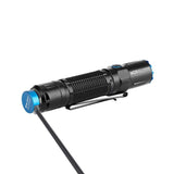 Olight M2R Pro - 1800 Lumen Magnetic Rechargeable Tactical LED Torch with Crenulated Strike Bezel