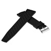 Perforated Rubber Black Rally Strap 22mm