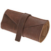 DASSARI Vintage Brown Leather 5 x Slot Watch Roll